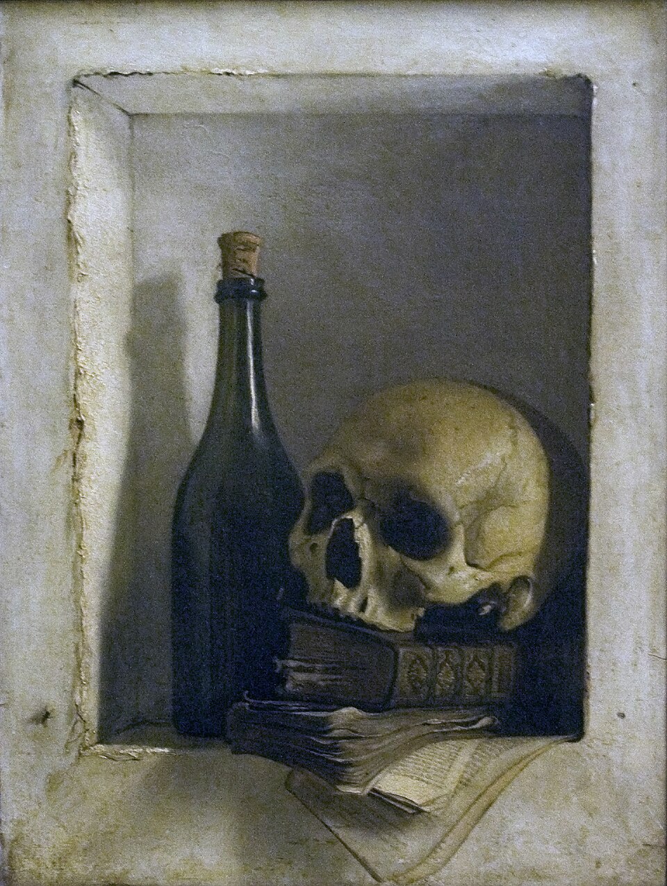 Allegoria con teschio - Le Musée Antoine Wiertz